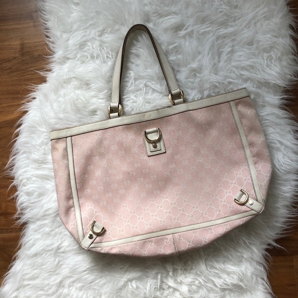 AUTHENTIC GUCCI PINK TOTE
